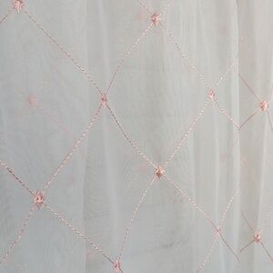 ⚜️ Better Homes & Gardens Sheer Grommet Curtains - 2 Panel Set - Pearl Blush